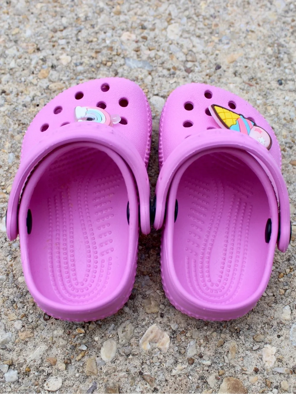 Crocs Pink Classic Clogs Toddler Sz C2/C3
